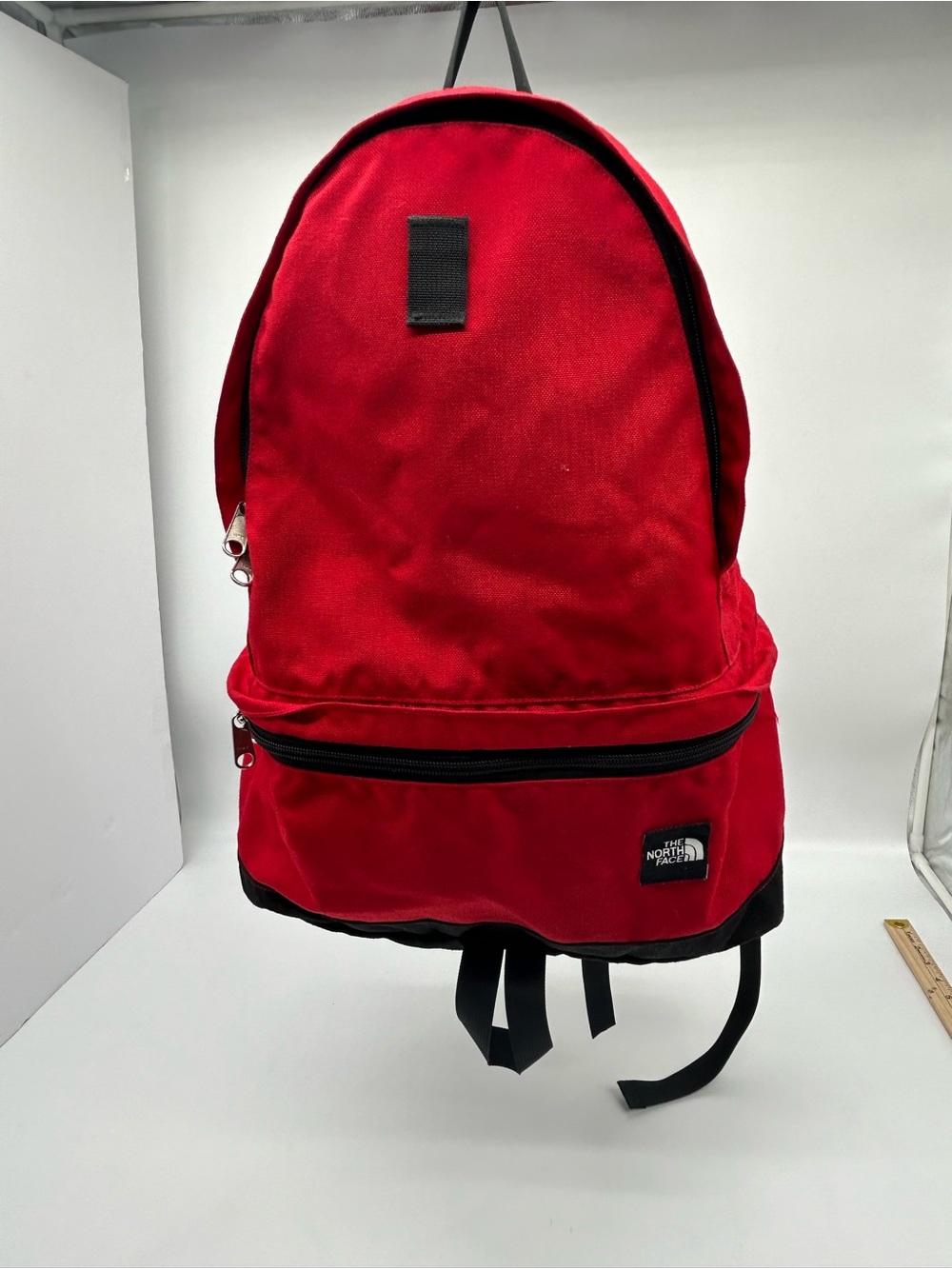 The North Face Red Everyday Backpack with Front Zip Pocket